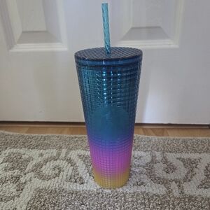 Starbucks Gradient Tumbler with Straw 24OZ Beverage Coffee Water Collectors